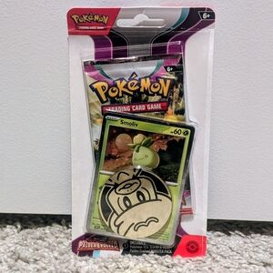 ⭐2/$25⭐New Pokemon Paldea Evolved Booster Pack With Smoliv Promo And Coin